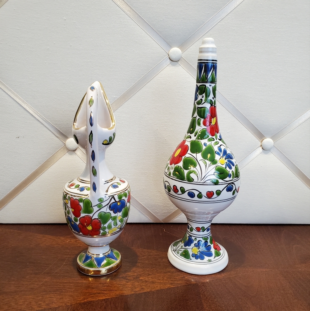 Vintage Pair of Dakas Ewer & Vinegar/Oil Cruet - Picture 4 of 11